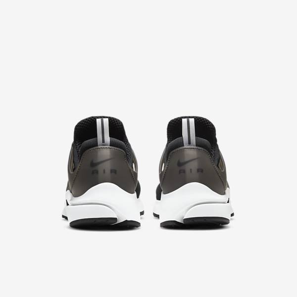 Trampki Męskie Nike Air Presto Czarne Białe | NK057NOY