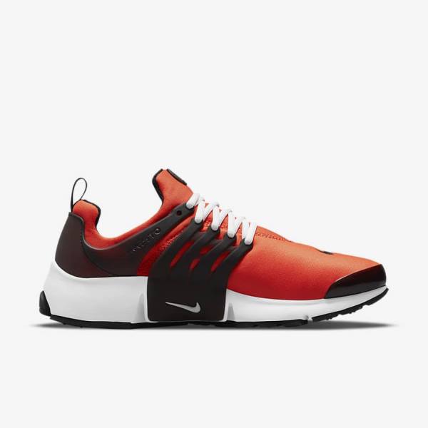 Trampki Męskie Nike Air Presto Pomarańczowe Białe Czarne | NK356YPN