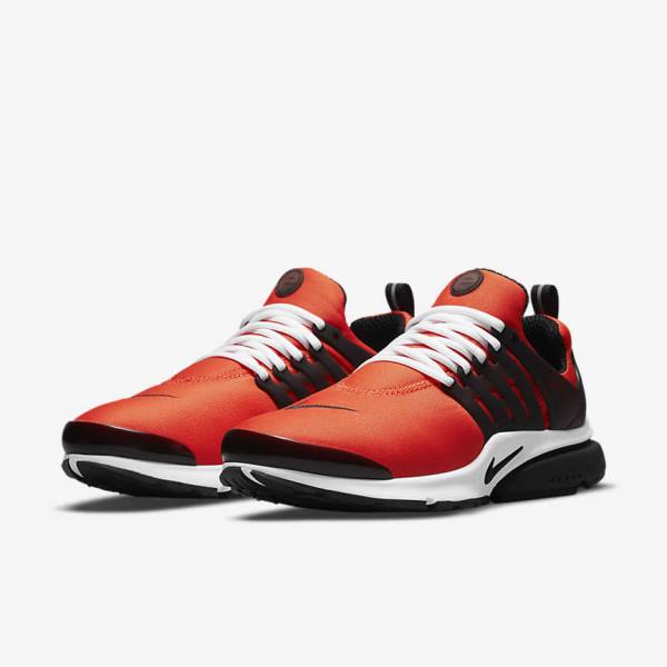 Trampki Męskie Nike Air Presto Pomarańczowe Białe Czarne | NK356YPN