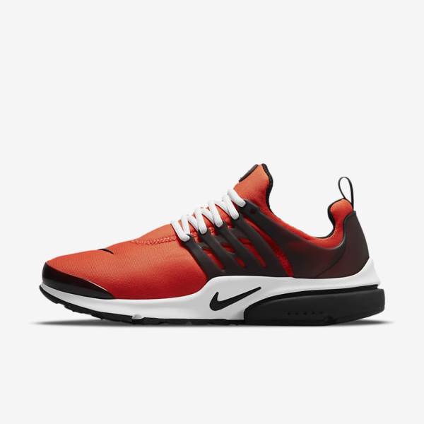 Trampki Męskie Nike Air Presto Pomarańczowe Białe Czarne | NK356YPN