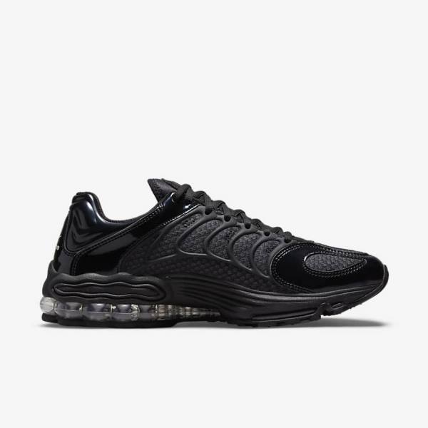 Trampki Męskie Nike Air Tuned Max Czarne Metal Srebrne Czarne | NK614NSV