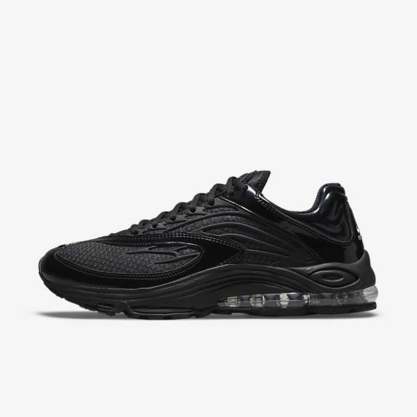 Trampki Męskie Nike Air Tuned Max Czarne Metal Srebrne Czarne | NK614NSV