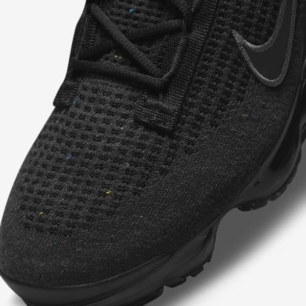 Trampki Męskie Nike Air VaporMax 2021 FK Czarne Ciemny Szare | NK028NUG