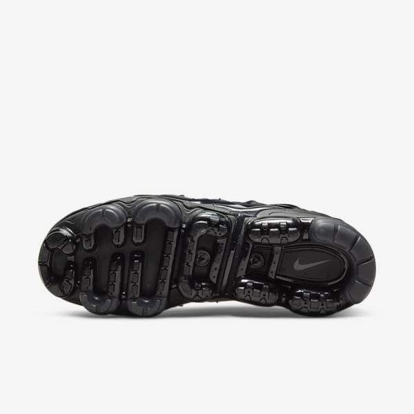 Trampki Męskie Nike Air VaporMax Plus Czarne Ciemny Szare | NK167SLV