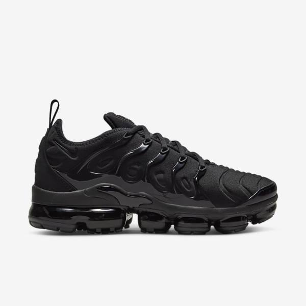 Trampki Męskie Nike Air VaporMax Plus Czarne Ciemny Szare | NK167SLV