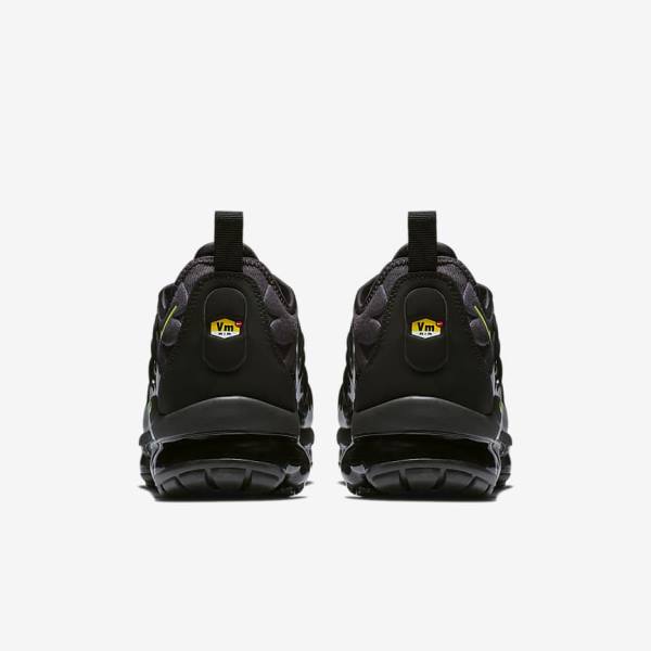 Trampki Męskie Nike Air VaporMax Plus Czarne Białe | NK374SEF