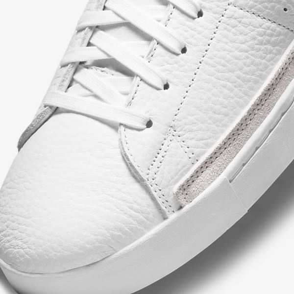 Trampki Męskie Nike Blazer Low X Białe Głęboka Brązowe Czarne | NK374BDL