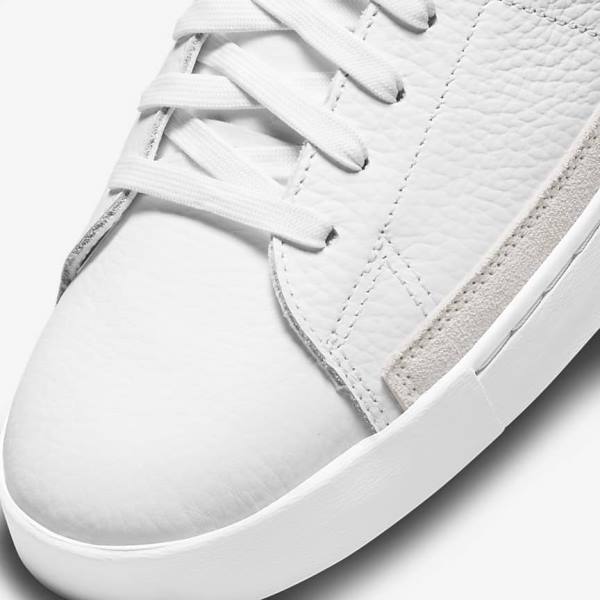 Trampki Męskie Nike Blazer Low X Białe Głęboka Niebieskie Białe | NK687MDK