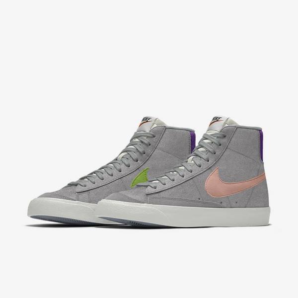 Trampki Męskie Nike Blazer Mid By You Custom Kolorowe | NK381NWX