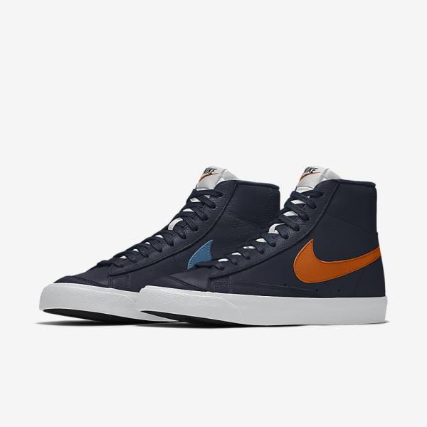 Trampki Męskie Nike Blazer Mid By You Custom Kolorowe | NK892FTL