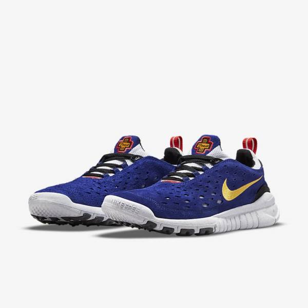 Trampki Męskie Nike Free Run Trailowe Czerwone Białe | NK879IME