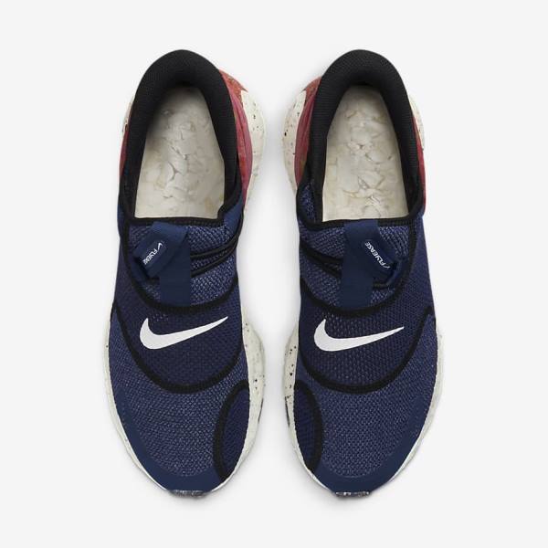 Trampki Męskie Nike Glide FlyEase Premium Niebieskie Czarne | NK429RZP