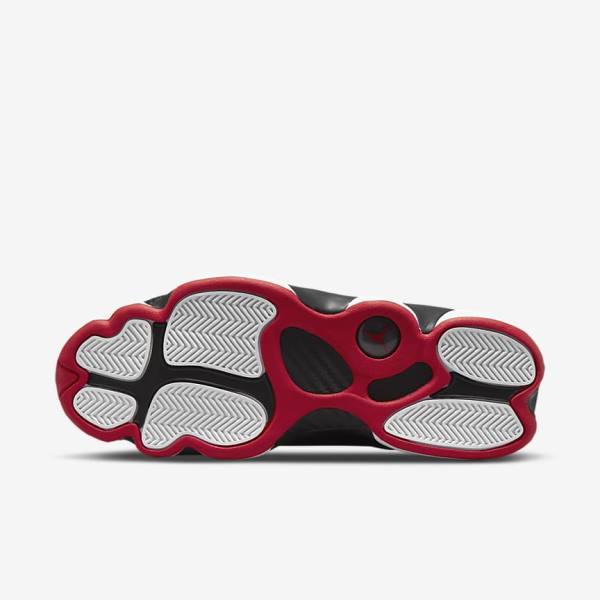 Trampki Męskie Nike Jordan 6 Rings Czarne Białe Żółte Czerwone | NK950NDC