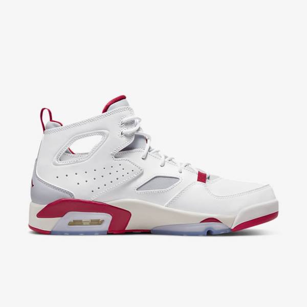 Trampki Męskie Nike Jordan Flight Club 91 Białe Platyna | NK480GUO