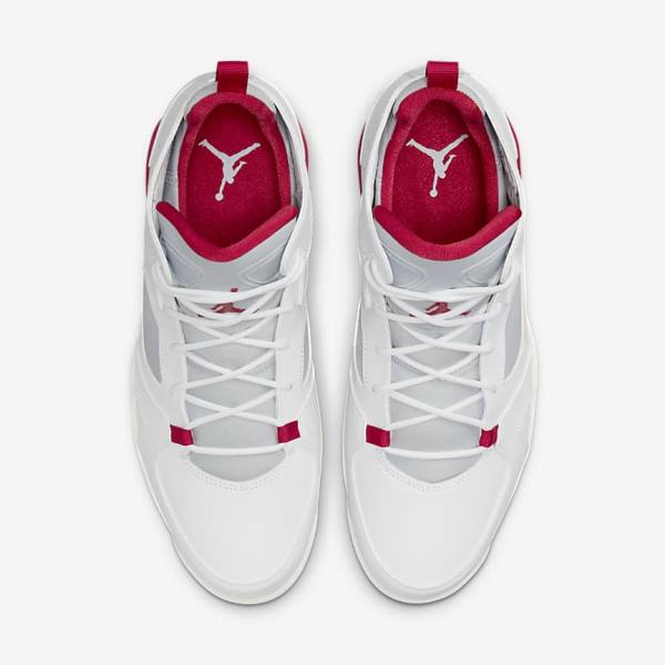 Trampki Męskie Nike Jordan Flight Club 91 Białe Platyna | NK480GUO