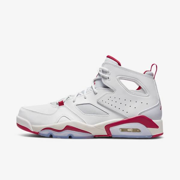 Trampki Męskie Nike Jordan Flight Club 91 Białe Platyna | NK480GUO