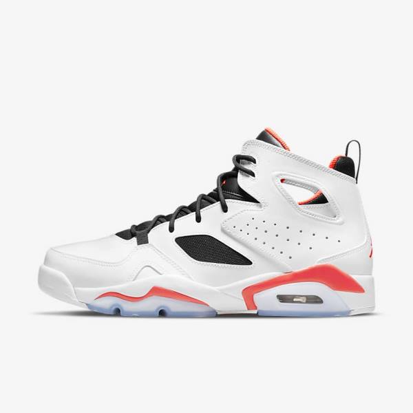 Trampki Męskie Nike Jordan Flight Club 91 Białe Czarne | NK951KMG