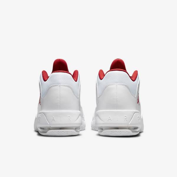 Trampki Męskie Nike Jordan Max Aura 3 Białe Platyna Czarne Czerwone | NK027ICJ