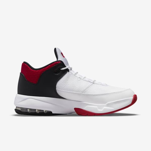 Trampki Męskie Nike Jordan Max Aura 3 Białe Czarne Czerwone | NK581PHQ