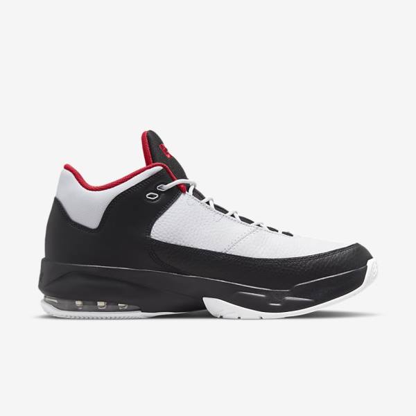 Trampki Męskie Nike Jordan Max Aura 3 Białe Czarne Czerwone | NK670QSY