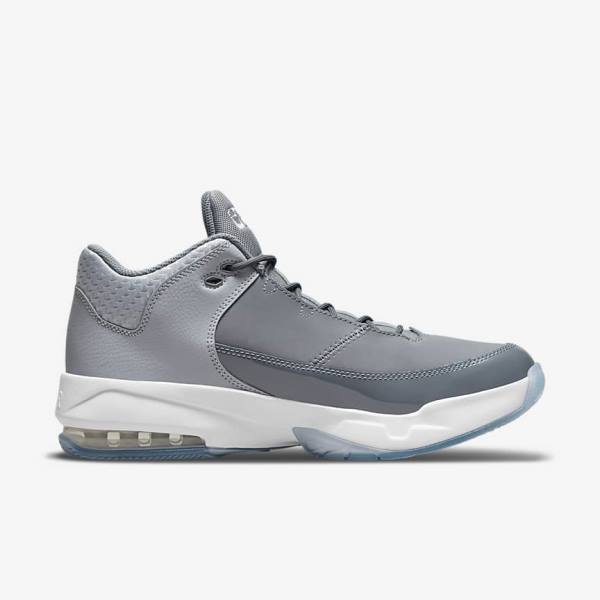 Trampki Męskie Nike Jordan Max Aura 3 Szare Białe Szare | NK208BDI