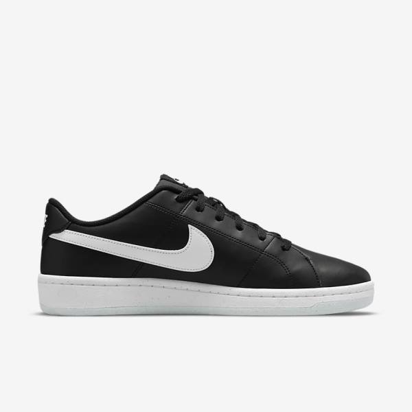 Trampki Męskie Nike NikeCourt Royale 2 Next Nature Czarne Białe | NK641TYS