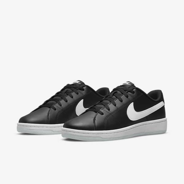 Trampki Męskie Nike NikeCourt Royale 2 Next Nature Czarne Białe | NK641TYS