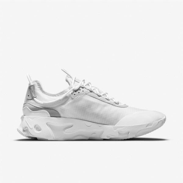 Trampki Męskie Nike React Live Białe Platyna Białe | NK357BVO