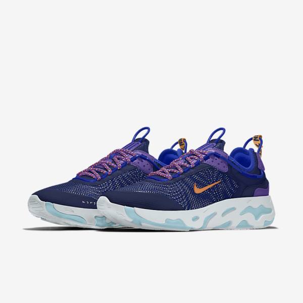 Trampki Męskie Nike React Live By You Custom Kolorowe | NK012IKV