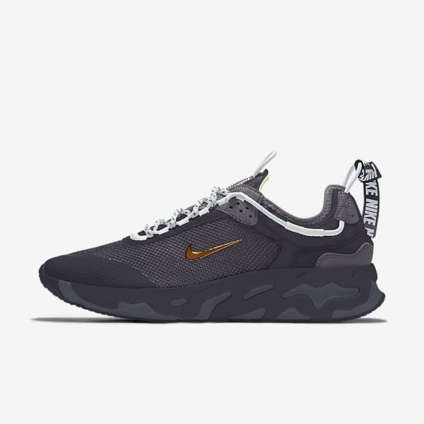 Trampki Męskie Nike React Live By You Custom Kolorowe | NK596HVC