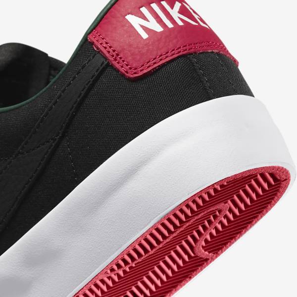 Trampki Męskie Nike SB Zoom Blazer Low Pro GT Premium Czarne Czerwone Czarne | NK864RND