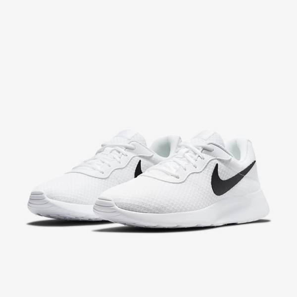 Trampki Męskie Nike Tanjun Białe Czarne | NK635HNC