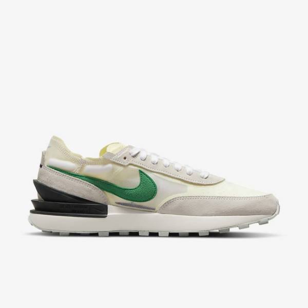 Trampki Męskie Nike Waffle One Białe Czarne | NK540CXF