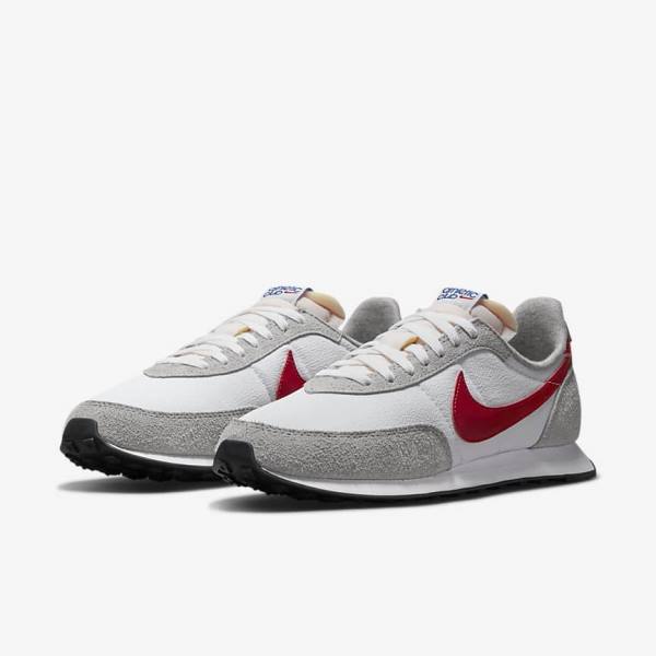 Trampki Męskie Nike Waffle Trainer 2 Białe Głęboka Szare Królewski Niebieski Czerwone | NK140AHS