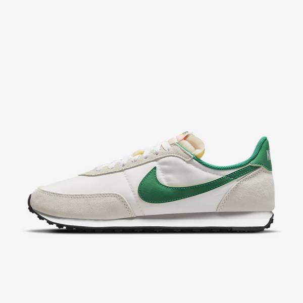 Trampki Męskie Nike Waffle Trainer 2 Białe Czarne | NK389STV