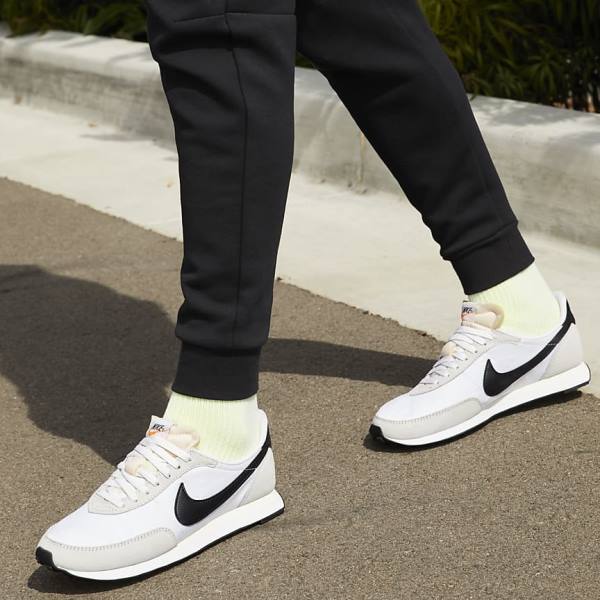 Trampki Męskie Nike Waffle Trainer 2 Białe Czarne | NK875ROV