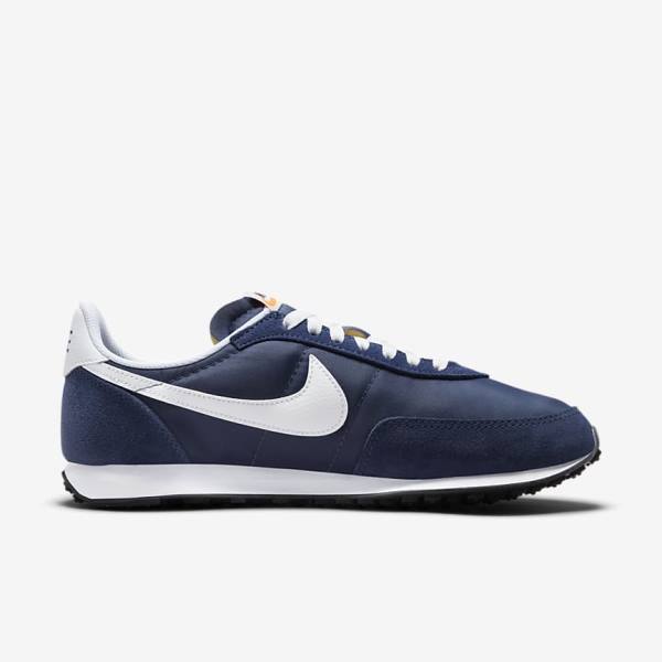 Trampki Męskie Nike Waffle Trainer 2 Niebieskie Granatowe Białe | NK156GBD