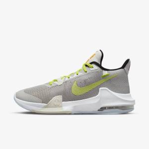 Buty Do Koszykówki Męskie Nike Air Max Impact 3 Szare Zielone | NK346WFP