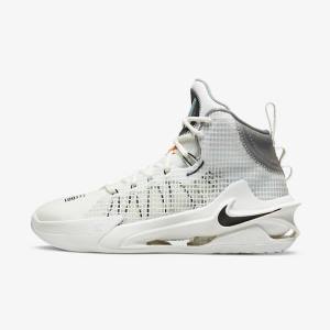 Buty Do Koszykówki Męskie Nike Air Zoom G.T. Jump Białe Czarne Białe | NK608GMZ