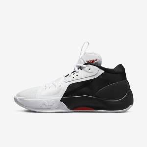 Buty Do Koszykówki Męskie Nike Jordan Zoom Separate Czarne Białe Czerwone | NK982FXR