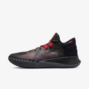 Buty Do Koszykówki Męskie Nike Kyrie Flytrap 5 Czarne Szare Czerwone | NK251NWG