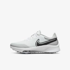 Buty Golfowe Męskie Nike Air Zoom Infinity Tour NEXT% Białe Szare Turkusowe Czarne | NK659UKH