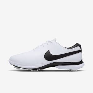 Buty Golfowe Męskie Nike Air Zoom Victory Tour 2 Białe Czarne | NK912XHG