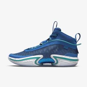 Buty Jordan Męskie Nike Air Jordan XXXVI SE Luka Global Game Niebieskie Białe | NK082LFY