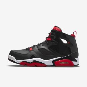 Buty Jordan Męskie Nike Jordan Flight Club 91 Czarne Czerwone Białe | NK258JVA