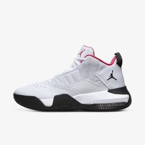 Buty Jordan Męskie Nike Jordan Stay Loyal Białe Czarne Różowe | NK312ZEP