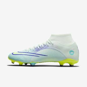 Buty Piłkarskie Damskie Nike Mercurial Dream Speed Superfly 8 Academy MG Multi-Grounds Zielone Fioletowe Zielone | NK725SUD