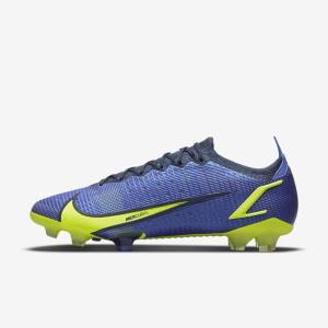 Buty Piłkarskie Damskie Nike Mercurial Vapor 14 Elite FG Firm-Ground Niebieskie | NK829QZU