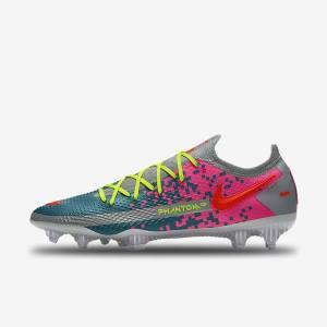 Buty Piłkarskie Damskie Nike Phantom GT Elite By You Custom Firm Ground Kolorowe | NK931CTH