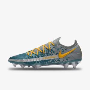 Buty Piłkarskie Damskie Nike Phantom GT Elite By You Custom Firm Ground Kolorowe | NK936ENZ